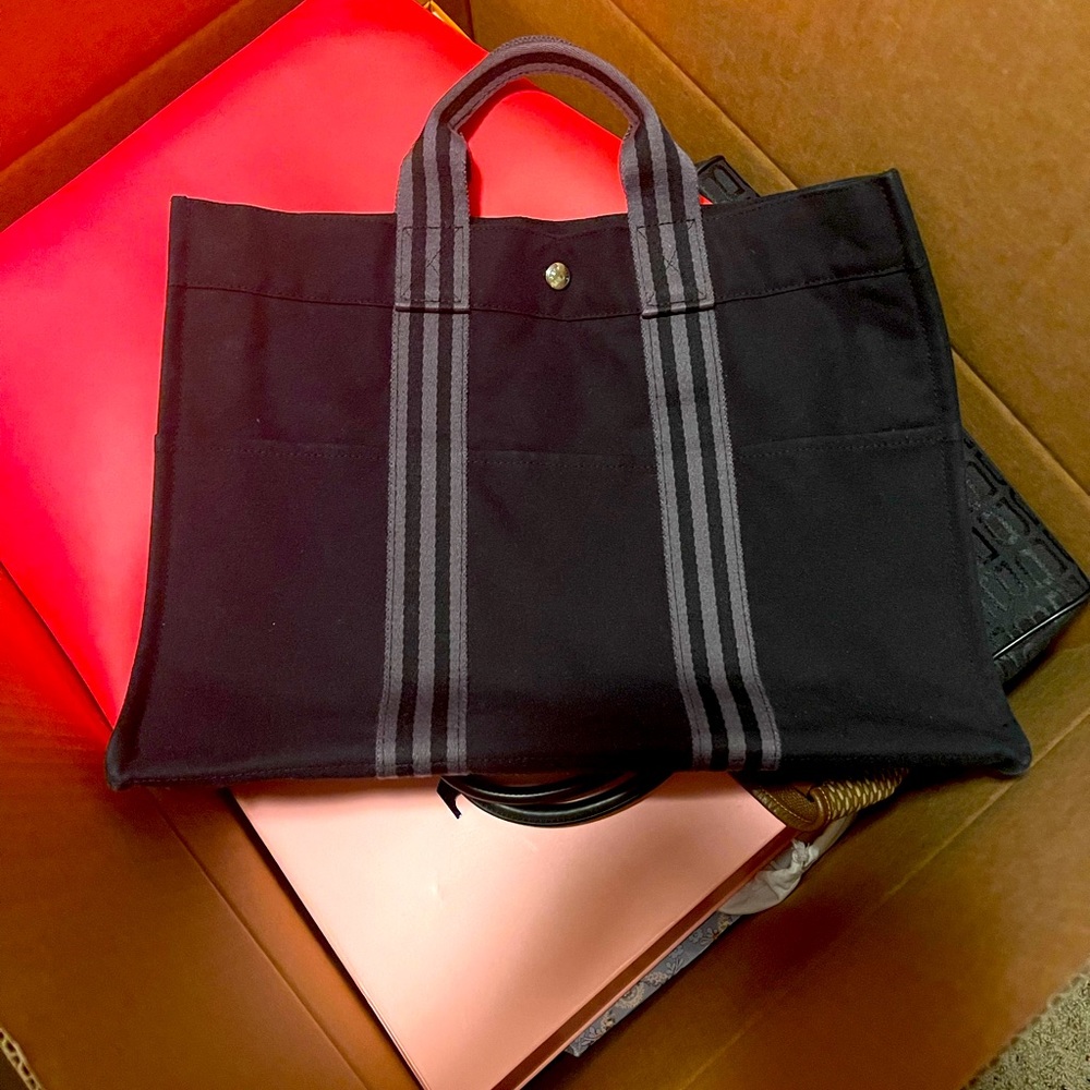 Hermes Bags | Hermes Fourre GM Tote | Color: Black